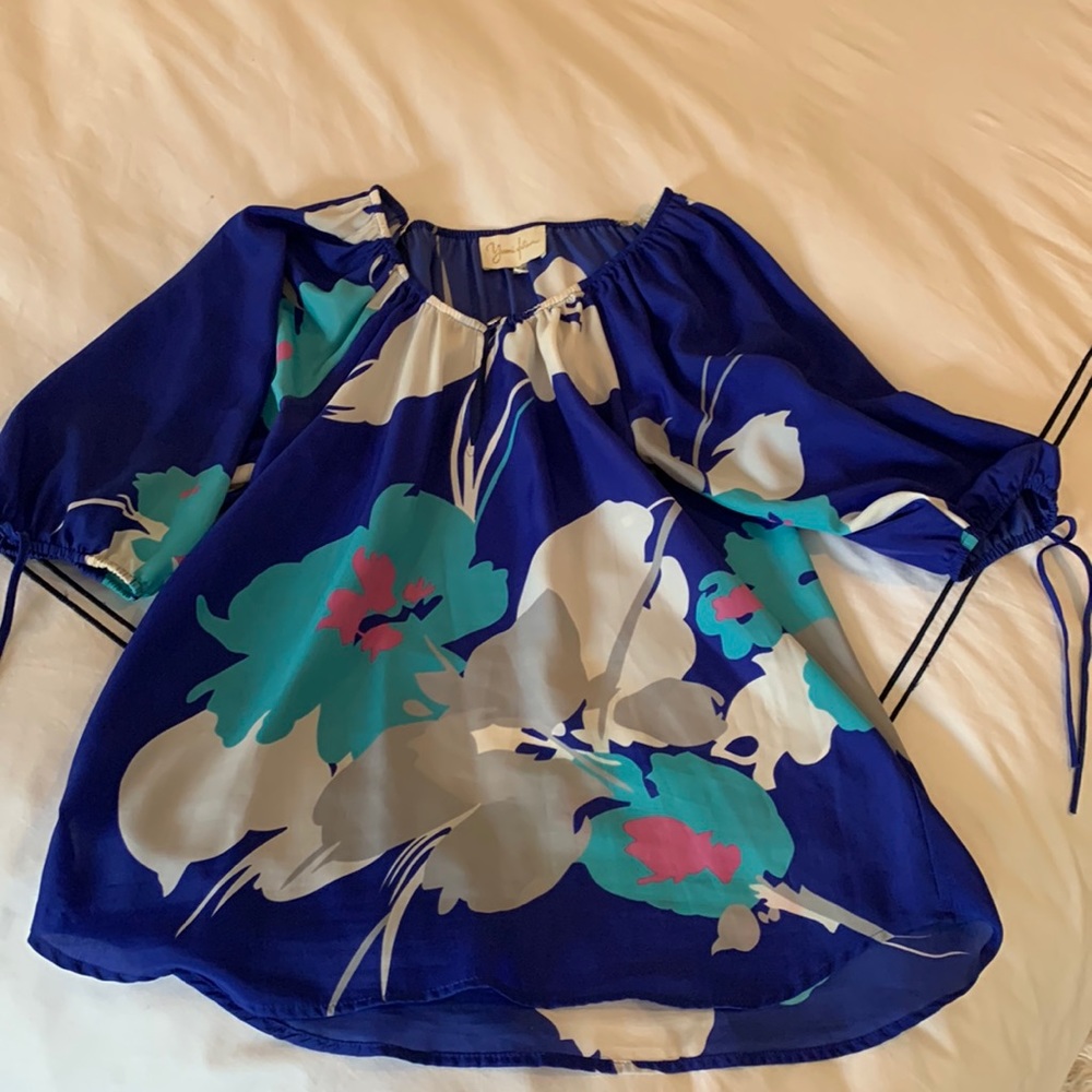 Yumi Kim silk 3/4 length top